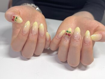 ネスネイル 池袋(Nes.nail)/バターイエローネイル