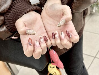 ティー クリア ネイルアンドアイラッシュ 中島店(T.Clear Nail & Eyelash)/フラワーネイル