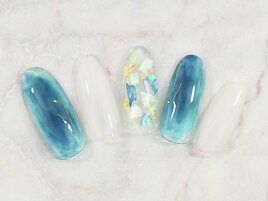 ニュアンスシェルネイル