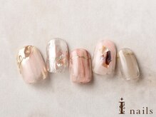 アイネイルズ 横浜EAST店(I-nails)/シアーミラーニュアンスシェル