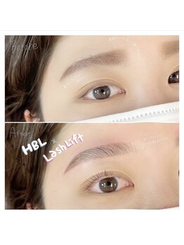 ロレインブロウ 岡崎店/【パリジェンヌ×HBL(wax込み)】