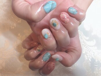 アーザ 吉祥寺(ASa)/大理石ネイル☆