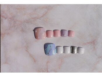 ブリオン 六本松店(Bullion)/ウェーブグラデーションネイル