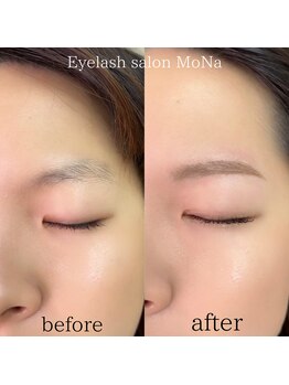 モナ(MoNa)/まつ毛パーマ+美眉WAX脱毛