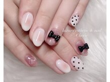 シェリエ(Cherie)/チーク×リボンネイル