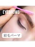 【眉毛メニュー】毛流れを整え美しい眉毛に！