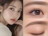 【期間限定】似合わせeye◇フラット100本＋眉WAX脱毛メイクなし1回　￥9,800