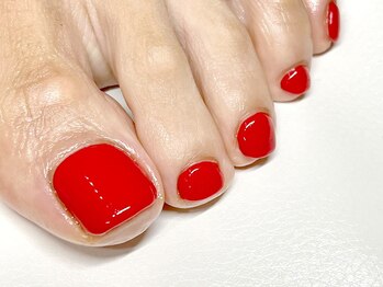 モーヴネイル(mauve.nail)の写真/お仕事でハンドネイルができない方にもおすすめ◎ サンダルの季節到来★フットネイルで足元から華やかに♪