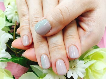 プルミエ ネイル(Premier Nail)/縦グラ☆二本アート