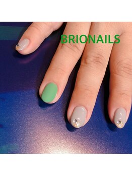 ブリオ ネイルズ(Nail BRIO NAILS)/ワンポイントマットネイル