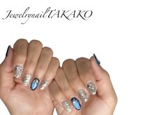 ジュエリーネイル タカコ(Jewelry nail TAKAKO)/キラキラメタルネイル
