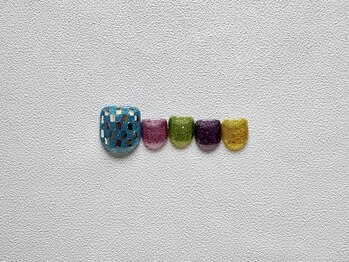 ツーバイ マックスビューティー 下北沢(2by MAX BEAUTY)/フットカラフルデザイン 9350円