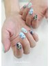 オフ無料   ハンド/マーメイドネイル8500円→7500円