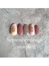 エトワールネイル 高崎筑縄町店(Etoile nail)/25年9月ハンドシンプル定額