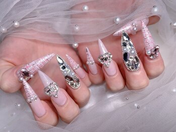 スノーネイルサロン 新宿店(Snow nail salon)の写真/【ジェルスカルプコース】が人気♪スカルプ専門の当店で自爪を育てながら、思わず見惚れる爪先を演出★