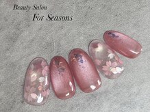 フォーシーズンズ(Four Seasons)/《3月限定》桜ネイル定額¥7700