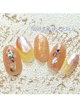 ネイルサロン クイル(QUILL)/４月シェル（３）