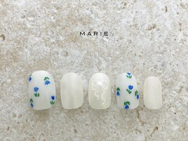 4)7000円 手描きネイル 0402c