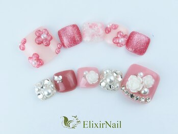 エリクサーネイル 新橋(Elixir Nail)の写真/高品質『フット』ジェルがやり放題¥9980!!自然のある癒しの店内♪やり放題『ハンド』ジェル90分¥9980も◎