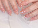 うるうるパーツ氷ネイル