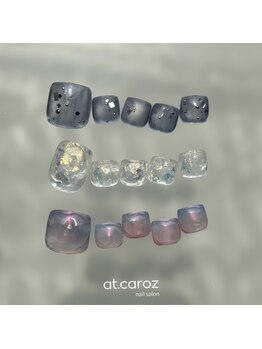 カーロ(at.caroz)の写真/夏間近フットネイルの準備は当店で華やかに彩りましょう!角質除去で自信あふれる足元へ☆