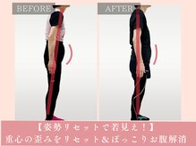 サロン ド リアン(salon de lien)/姿勢リセットでぽっこりお腹解消