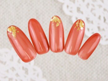 シシ(SiSi)/#オフィスネイル #金箔