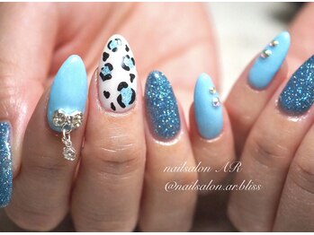 ネイルサロンアンドスクール エーアール(AR)/レオパード柄ネイル♪