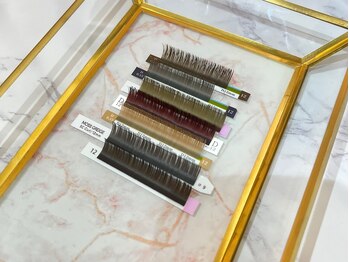 パム アイラッシュアンドブロウ(pam)/豊富なブラウンカラーエクステ