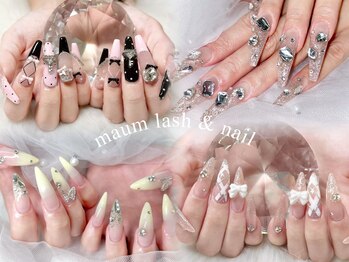 マウム(maum)の写真/韓国ネイルのサンプルが豊富【トレンドワンホン韓国デザイン】お手頃価格で人気の韓国ネイルが楽しめる♪