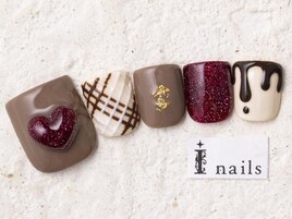 バレンタインチョコフット