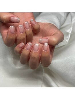 ルナ(LuNa)/ラメグラデーション/シルバー