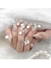 カメリア(Camelia)/リボンネイル