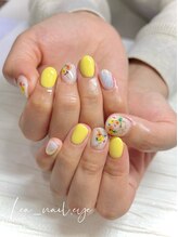 レア(Lea)/押花ネイル