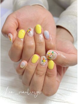 レア(Lea)/押花ネイル