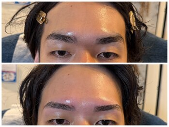 スリーピース(3Peace)/ ストレート眉Before/After