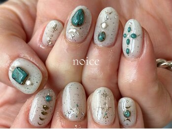 ノイスネイル(noice nail)の写真/noiceならではの毎月変わる、手描きアートの定額デザインが大人気！デザインに迷ってしまう方におすすめ！