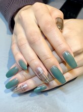 アトリエ ツメ(atelier TsuMe)/【Kato】チェックネイル