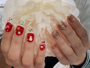 ネイルアンドビューティー アトリエスタイル(Nails&Beauty Atelier STYLE)/長さ出し&アートつけ放題¥18000