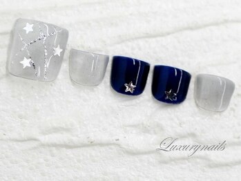 ラグジュアリーネイルズ アカバネ(Luxury Nails Akabane)/キラキラ*スターNail