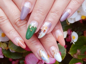 フラッシュネイル SORIO宝塚店/除去付アートし放題◇