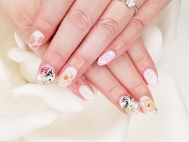 華やか春ネイル♪