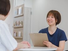 ルート(root.)の雰囲気（あなたのなりたい理想や今の体の状態をヒアリング。）