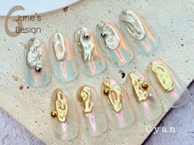 シアン(Cyan)/【6月限定】季節の流行デザイン