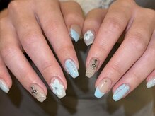 ジェミーネイル エビス(Jemiy nail ebisu)/海外風クロムフラワー
