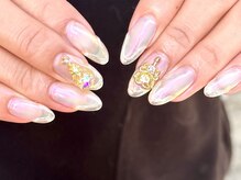 ハズグラスネイル(Haze Grass nail)/オーロラネイル