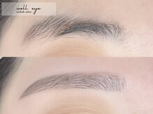 ウェルアイ 大宮(well eye)/アイブロウWAX+眉カット+間引き