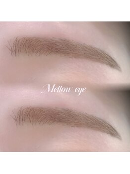 Mellow eye 松戸店【まつげパーマ/上下まつ毛パーマ/パリジェンヌ/マツエク/眉毛】の写真/【眉毛で印象が決まる！】黄金比アイブロウwaxで一気に垢ぬけ！垢抜け美眉へ♪メンズも◎【松戸】