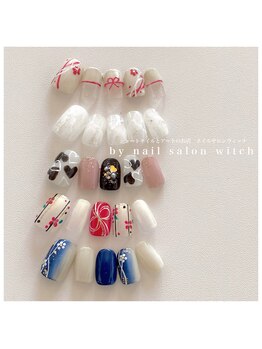 ウィッチ(witch)/2025年1月シーズンネイル¥9800~