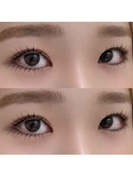 アムール バイ ルチア 四日市(Amour by Luccica)/上下まつ毛パーマ♪束感お仕上げ